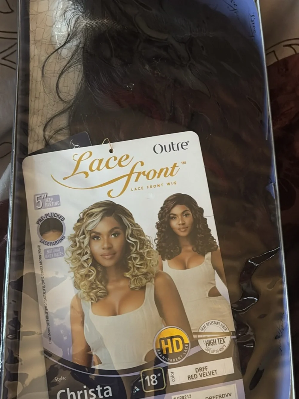 Outre Lace Front Christa Wig - Red Velvet